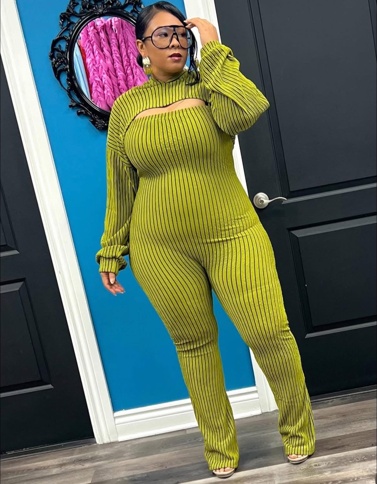 Just For Fun 2pc Jumpsuit