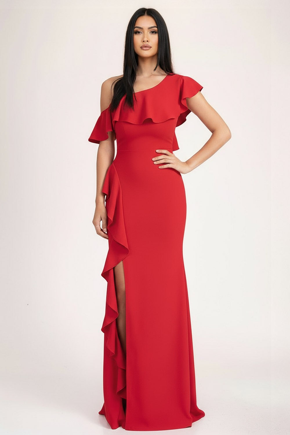 1ST LADY RUFFLE DRESS