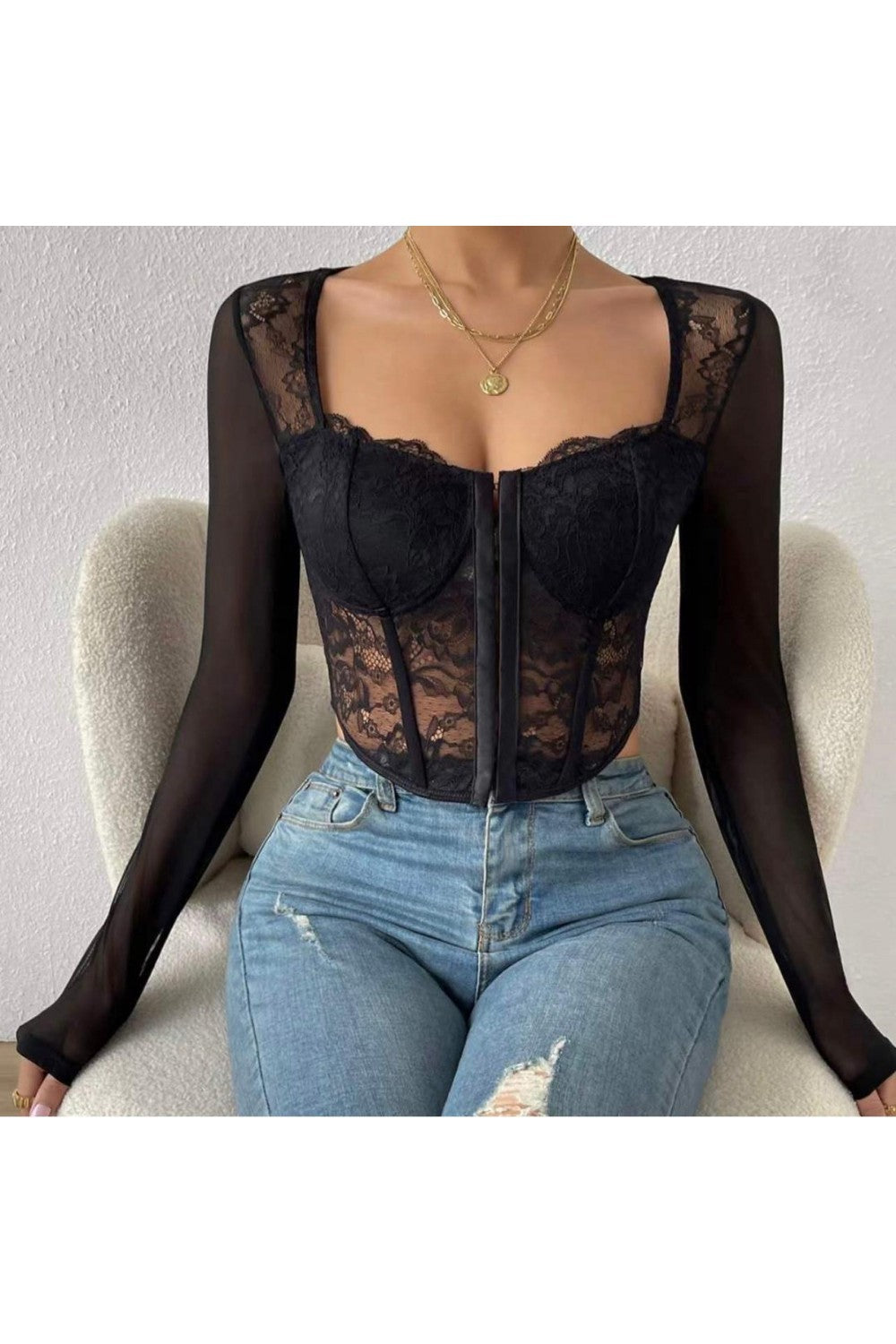 Lace Jaz Corset Top