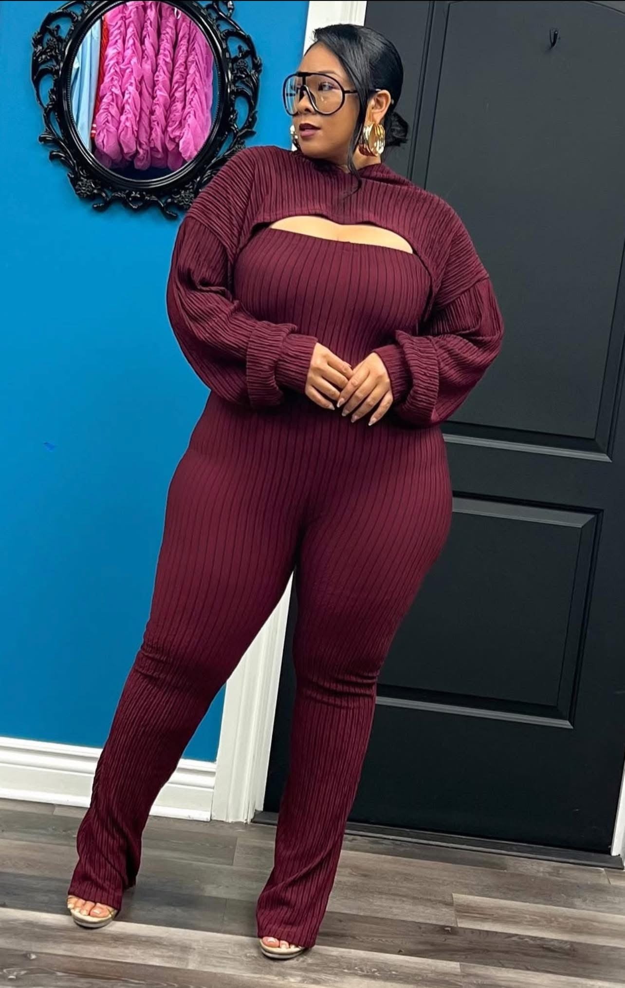 Just For Fun 2pc Jumpsuit