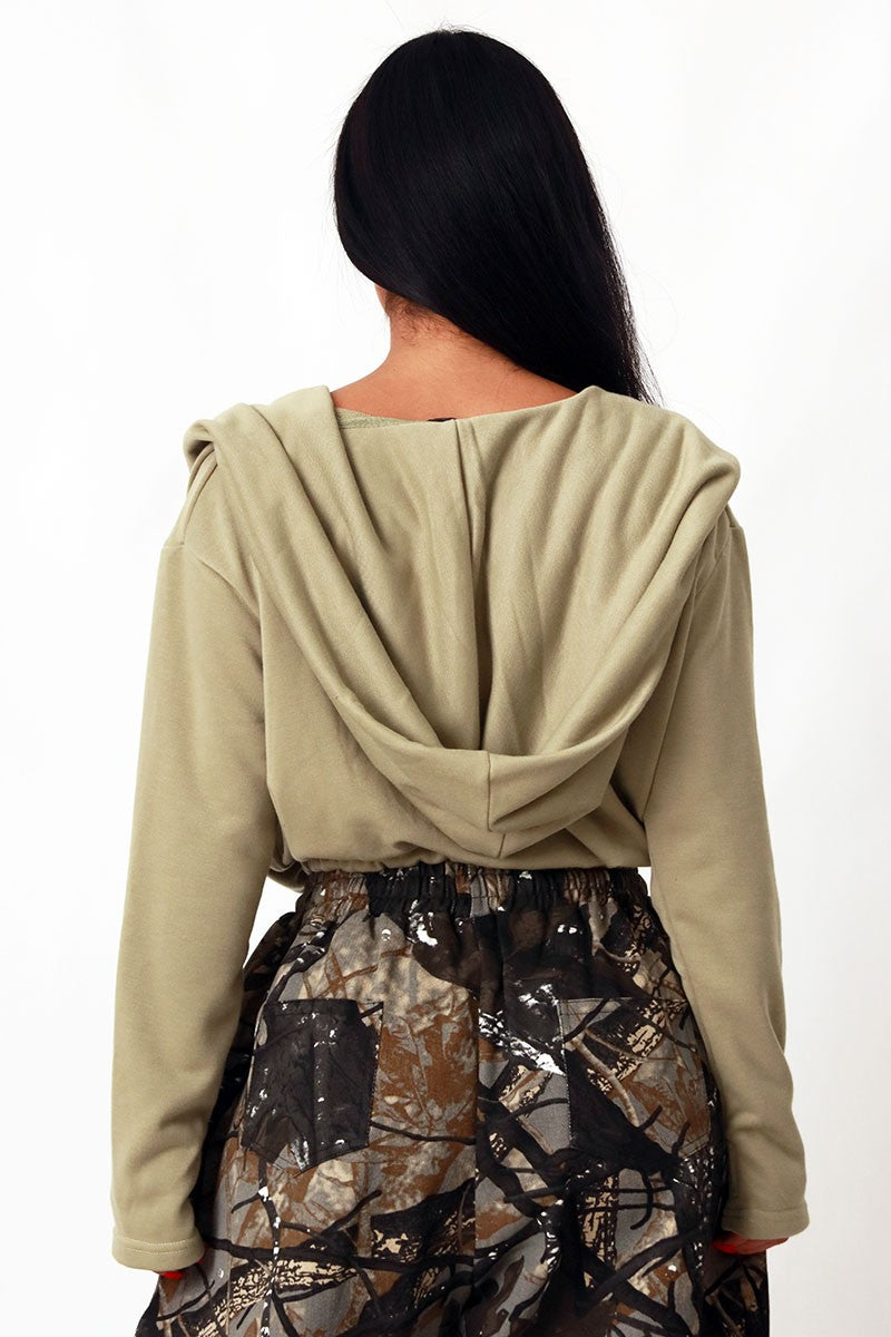 Twist Front Multi Way Oversized Sweatshirt