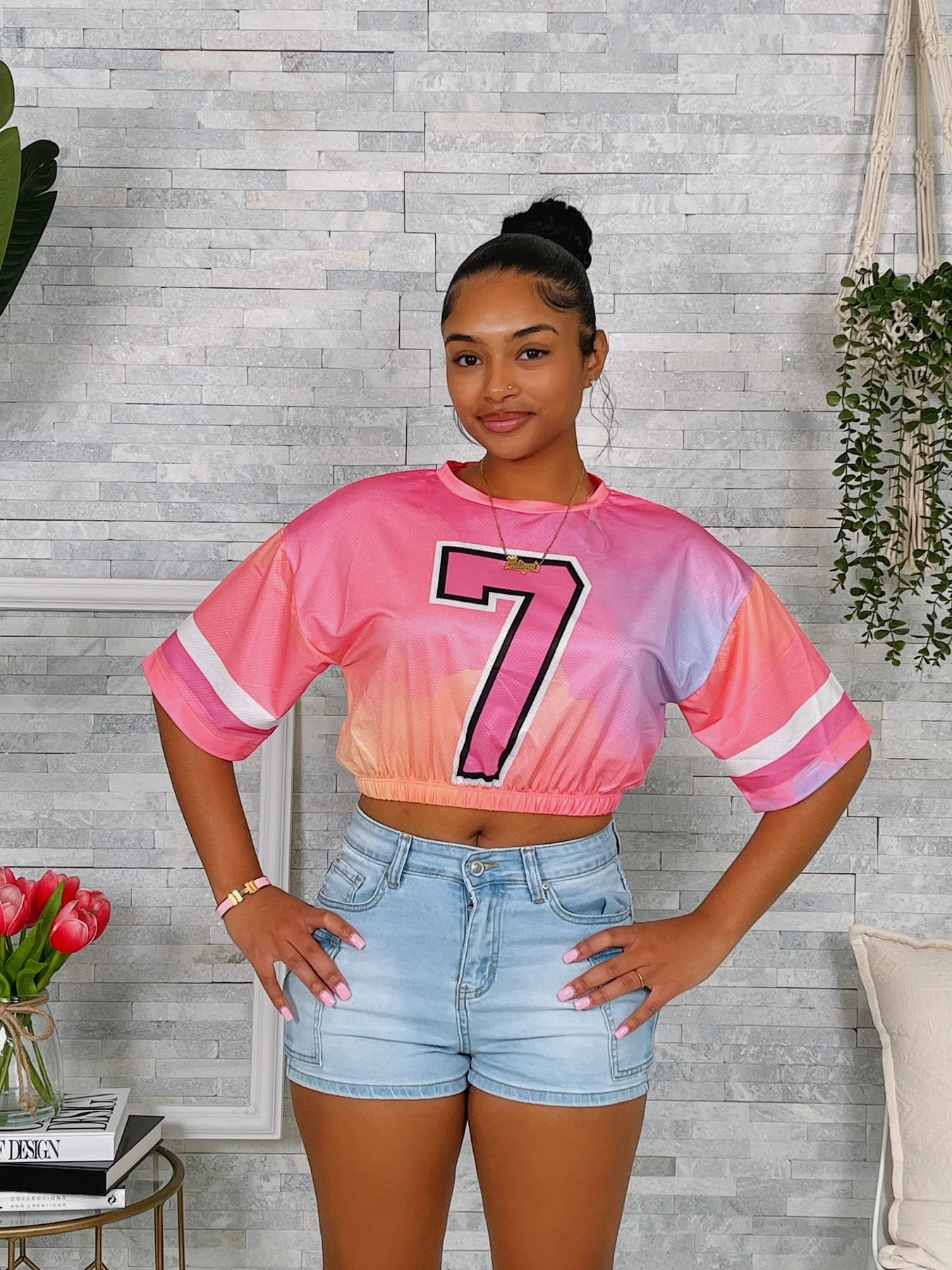 7 JERSEY CROP TOP