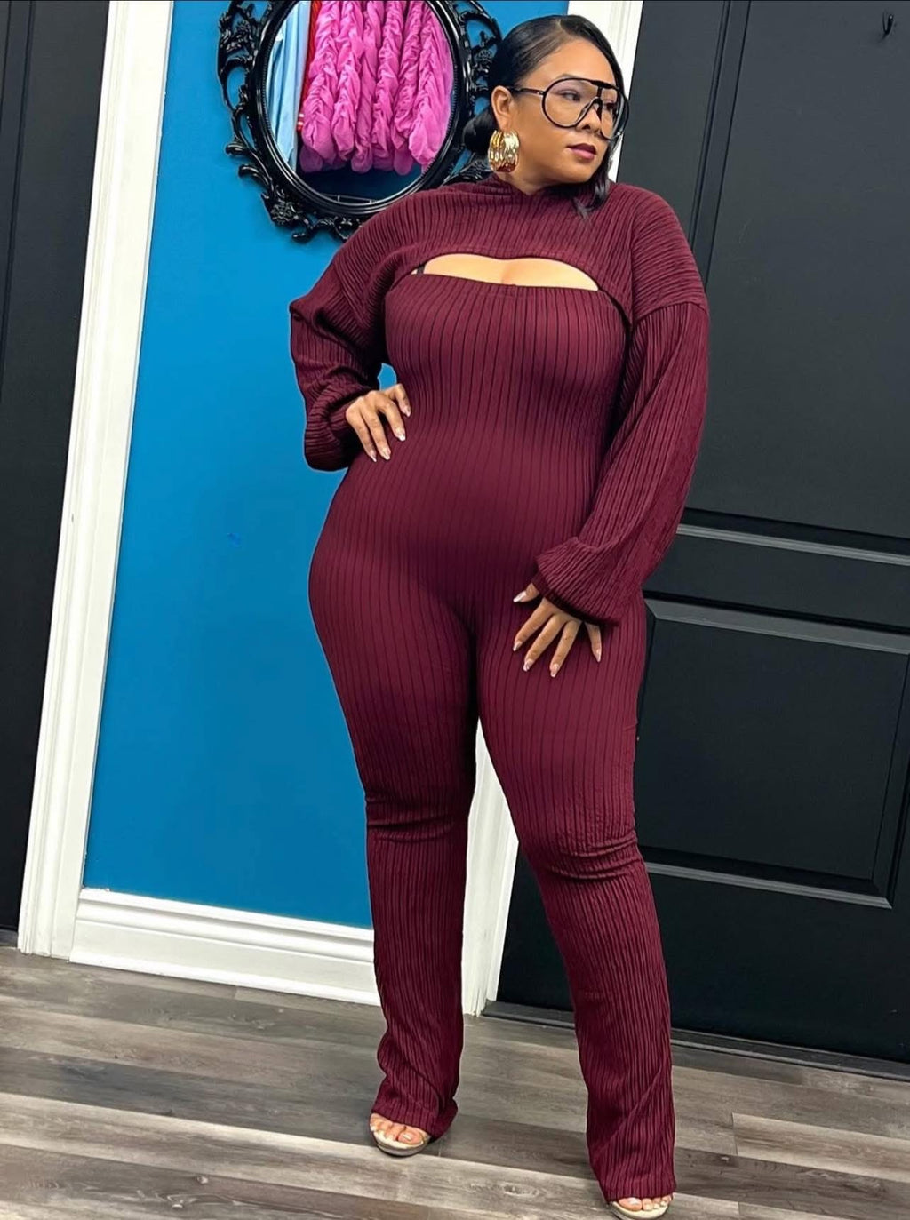 Just For Fun 2pc Jumpsuit