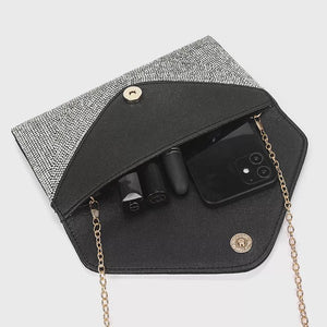 VEGAS CRYSTAL CLUTCH