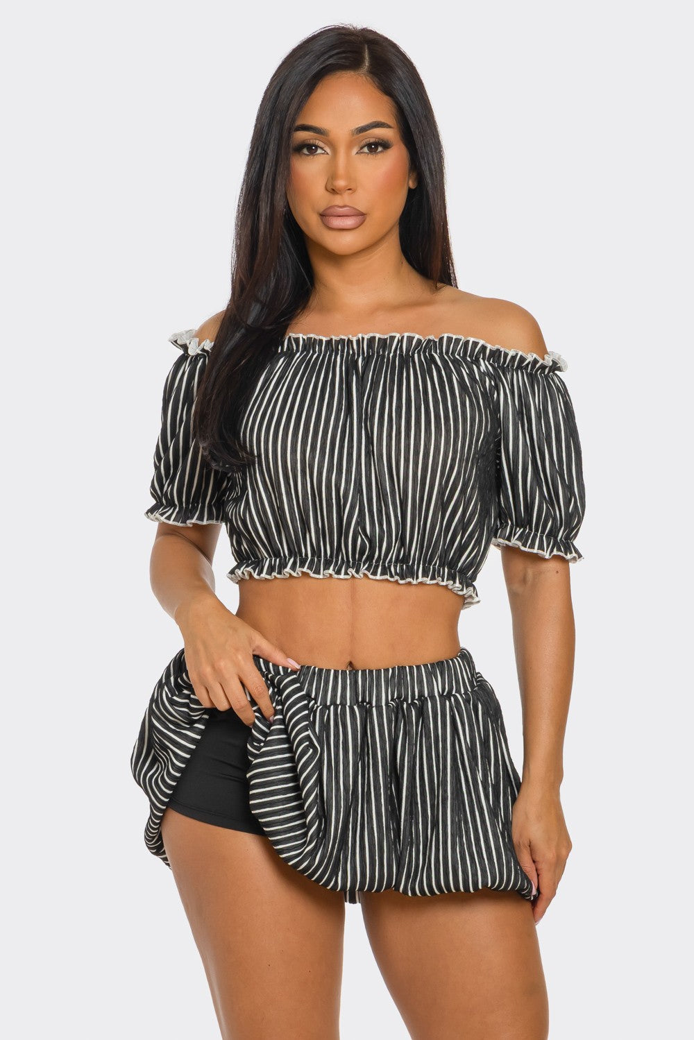 Amber Bubble Skirt Set