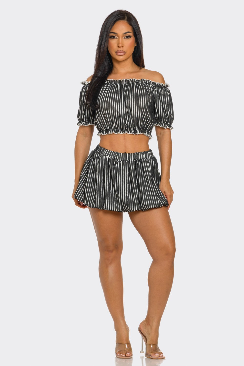 Amber Bubble Skirt Set