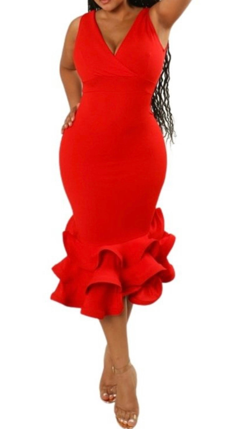 Classy Dress (Red)