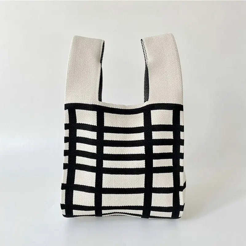 Classic Stripe Woven Bag