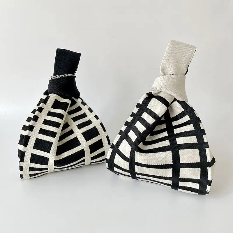 Classic Stripe Woven Bag