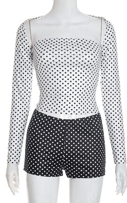 Classy Polka Dot  Set