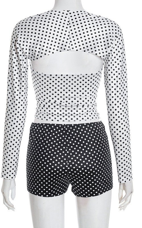 Classy Polka Dot  Set