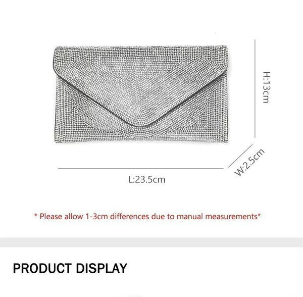 VEGAS CRYSTAL CLUTCH