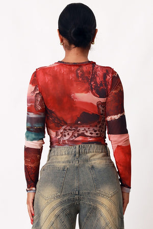 Abroad Mesh Top