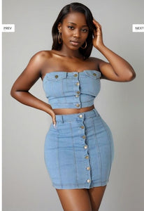 Lisa Denim 2pc Set