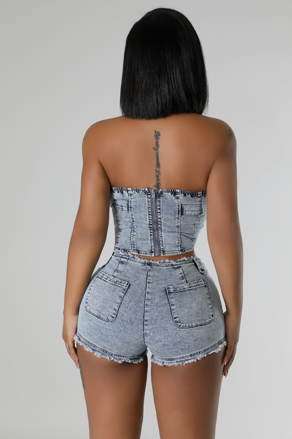 Mina Wash Denim Set