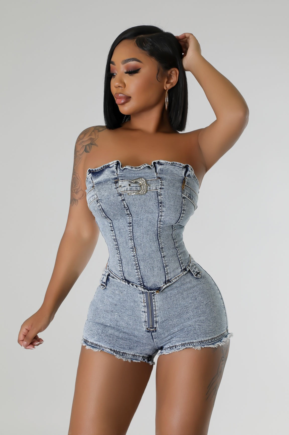 Mina Wash Denim Set