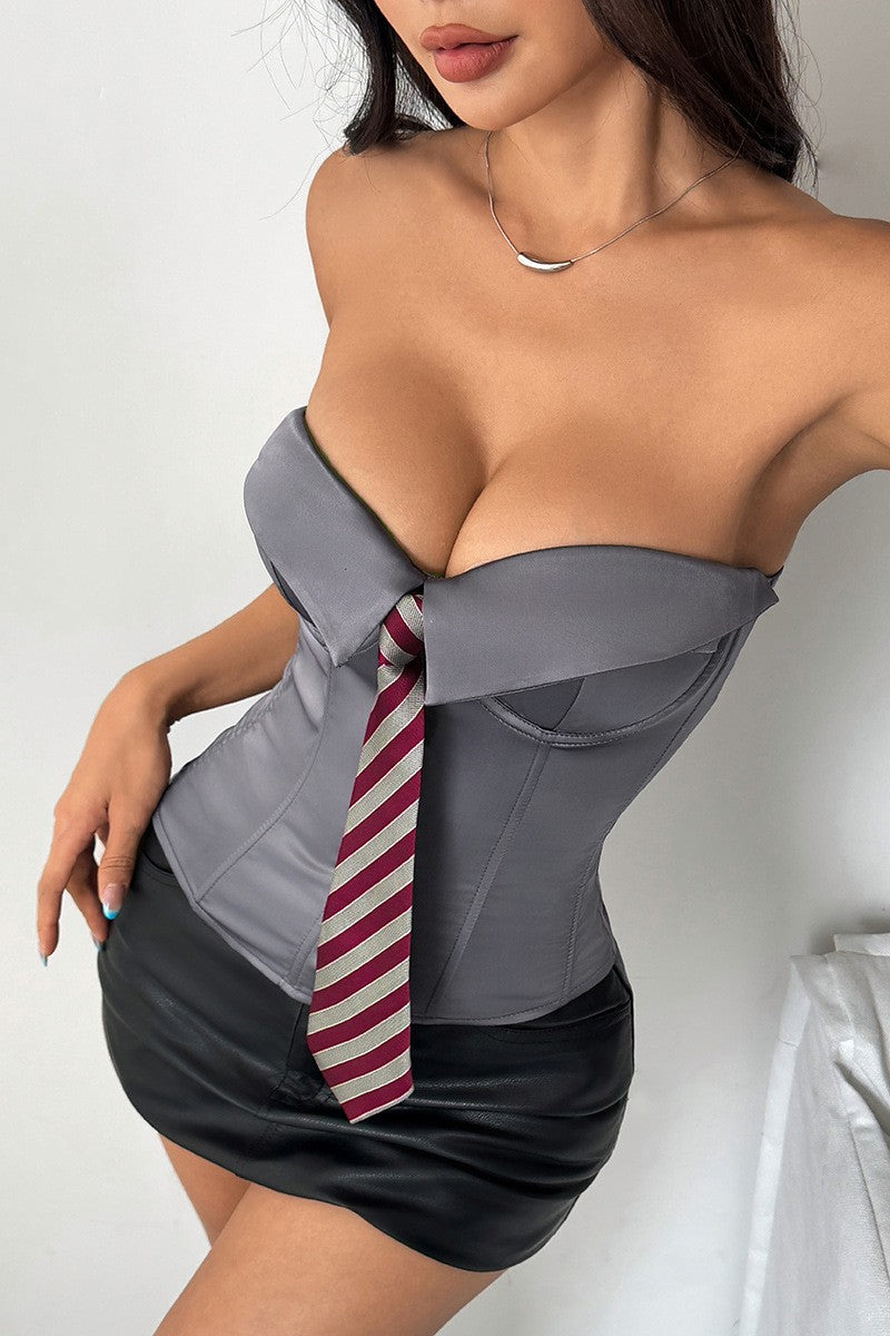 Necktie Corset