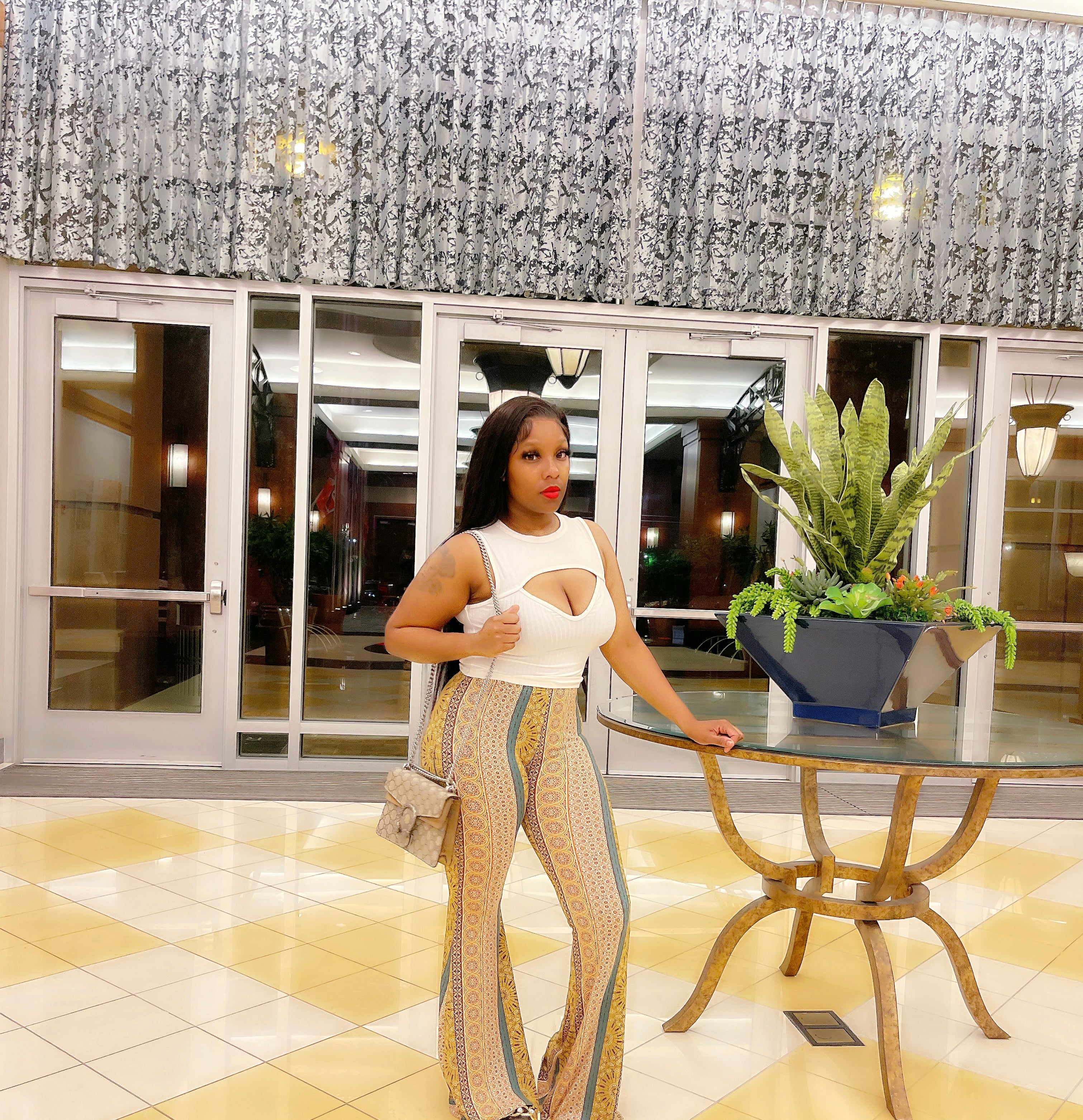 Emani Creme Top