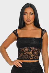 Maya Lace Crop Top