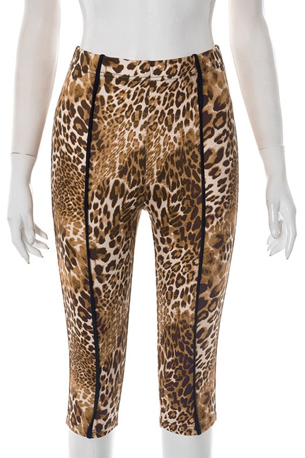 Jira Leopard Capri