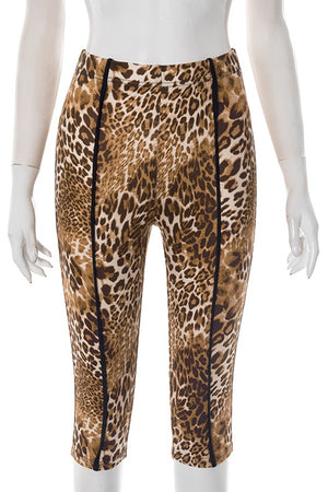 Jira Leopard Capri