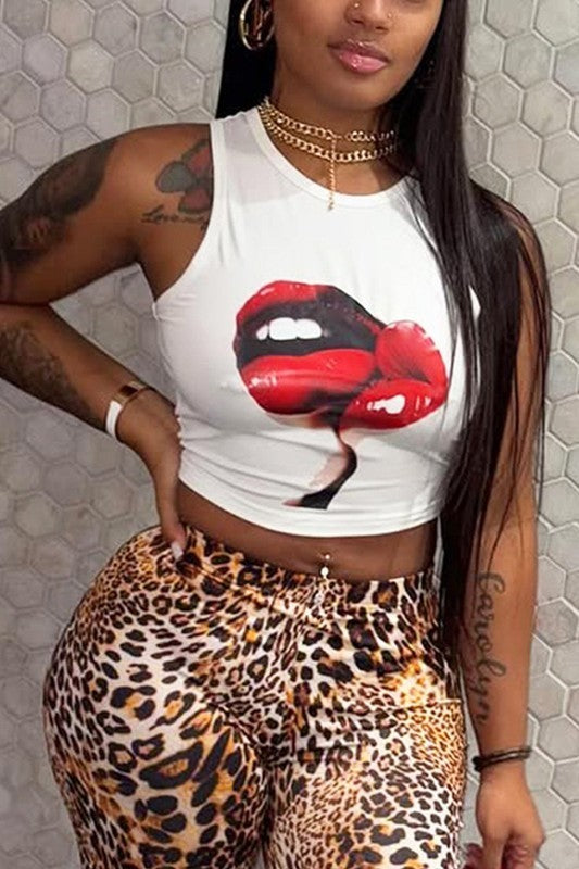 Red Lips Top