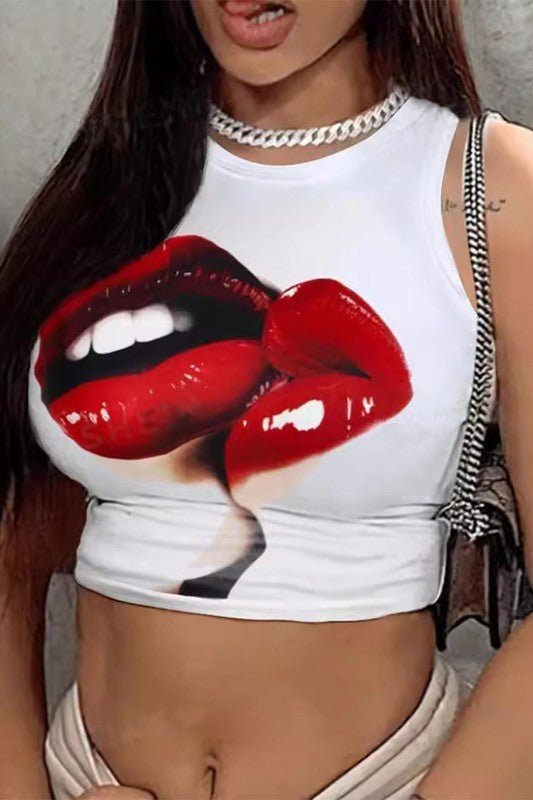 Red Lips Top