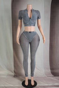 Tasha Fishnet Set