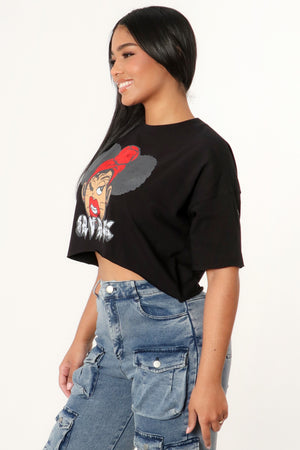 SAVAGE AFRO TOP
