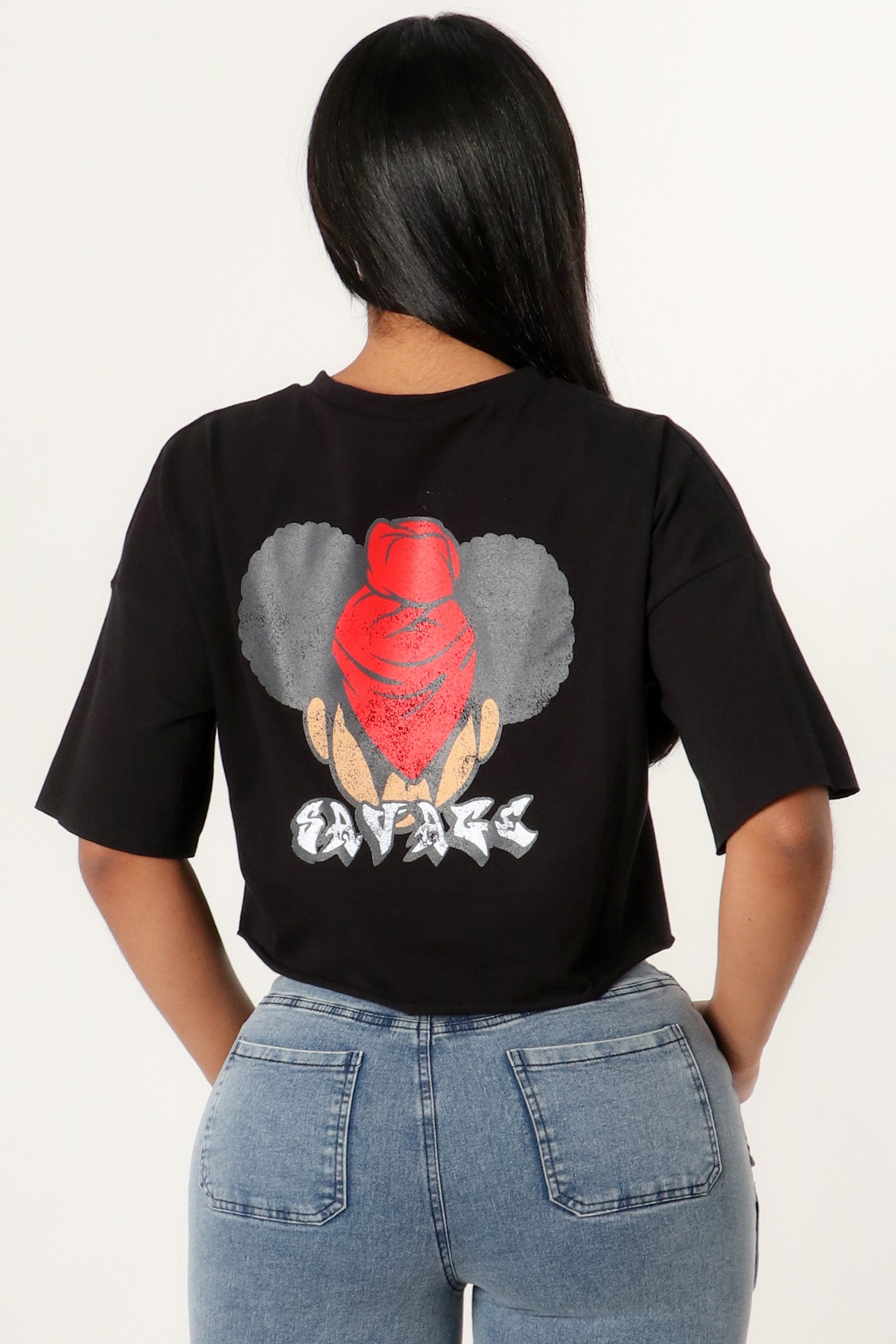 SAVAGE AFRO TOP
