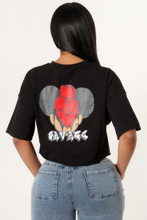 SAVAGE AFRO TOP