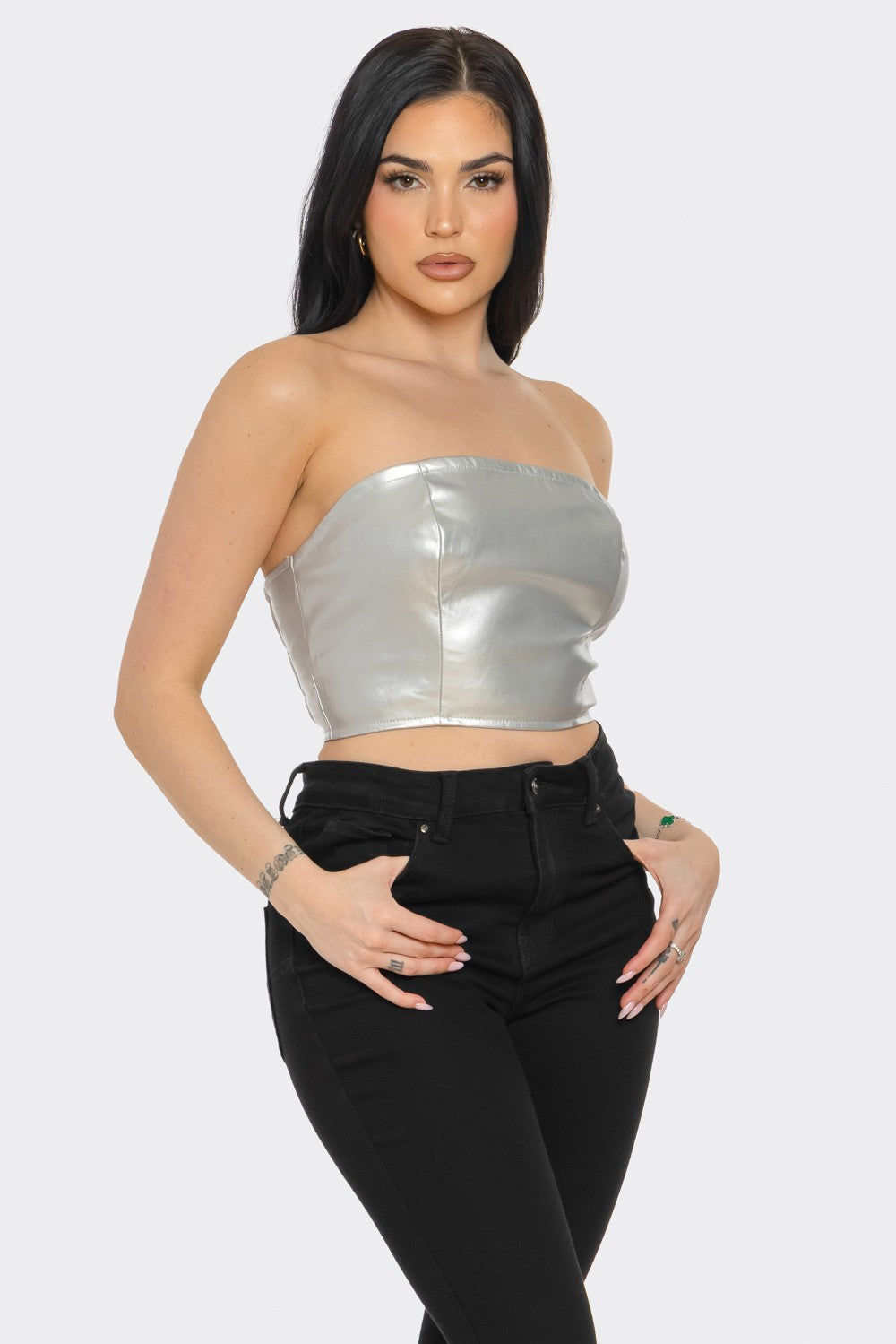 JARI STRAPLESS TOP